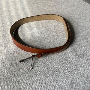 Mens “36 genuine leather belt in Walnut